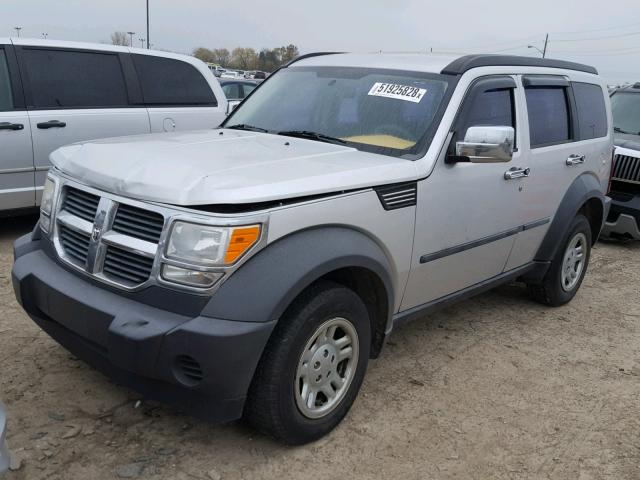 1D8GU28K98W171277 - 2008 DODGE NITRO SXT SILVER photo 2