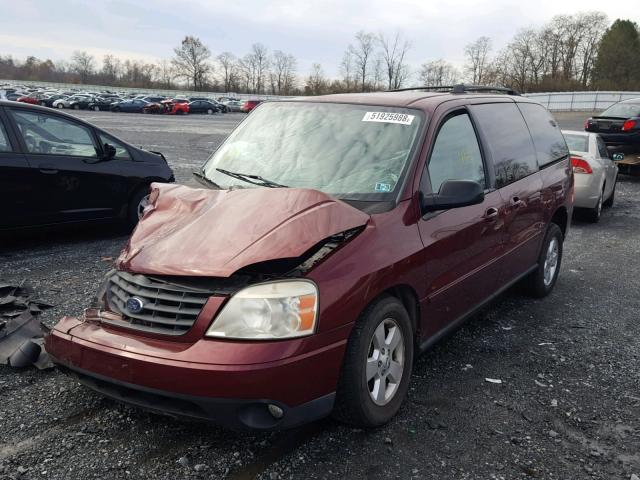 2FMZA51636BA22162 - 2006 FORD FREESTAR S BURGUNDY photo 2