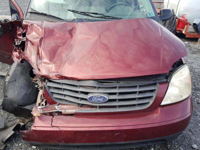 2FMZA51636BA22162 - 2006 FORD FREESTAR S BURGUNDY photo 7