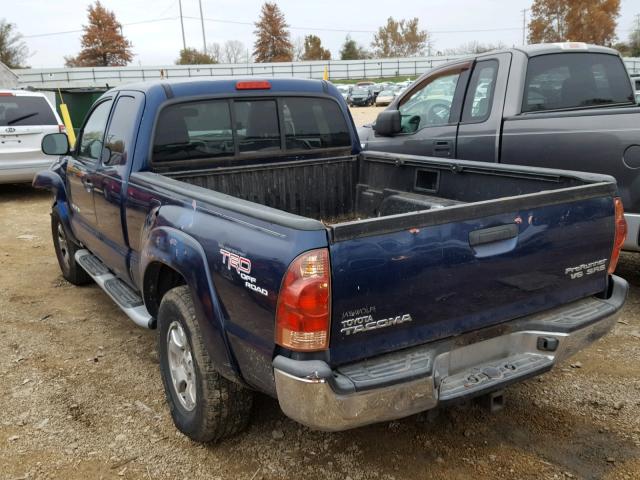 5TETU62N07Z377449 - 2007 TOYOTA TACOMA PRE BLUE photo 3