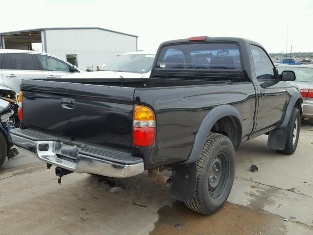 5TENM92N14Z339461 - 2004 TOYOTA TACOMA PRE BLACK photo 4