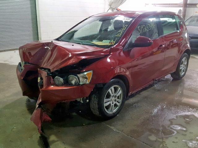 1G1JB6SH4C4115226 - 2012 CHEVROLET SONIC LS 红色 照片 2