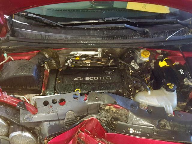 1G1JB6SH4C4115226 - 2012 CHEVROLET SONIC LS 红色 照片 7