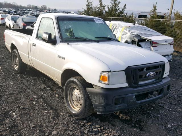 1FTYR10DX6PA04557 - 2006 FORD RANGER WHITE photo 1