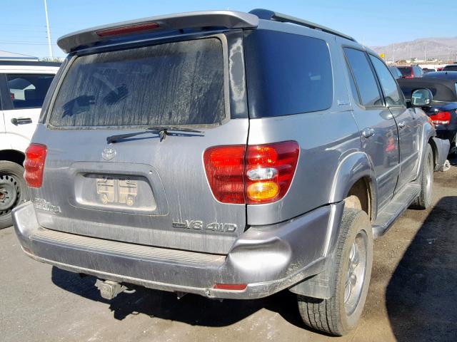 5TDBT48A63S173365 - 2003 TOYOTA SEQUOIA LI SILVER photo 4