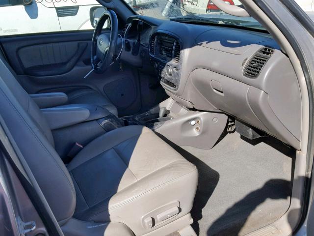 5TDBT48A63S173365 - 2003 TOYOTA SEQUOIA LI SILVER photo 5