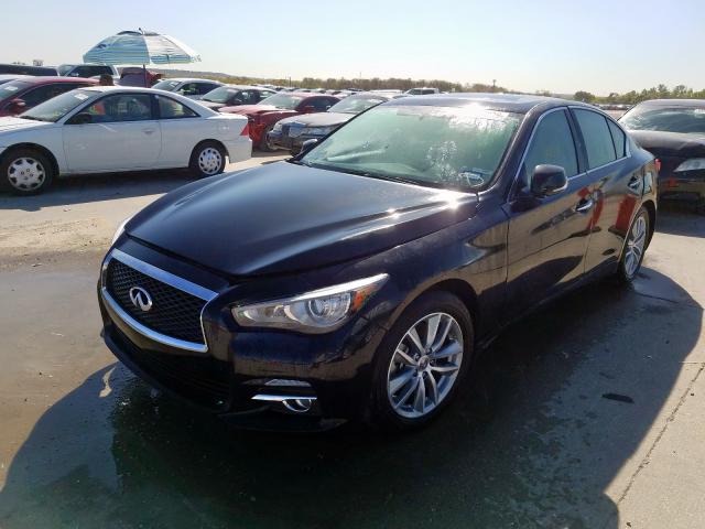 JN1CV7AP1GM201737 - 2016 INFINITI Q50 BASE BLACK photo 2