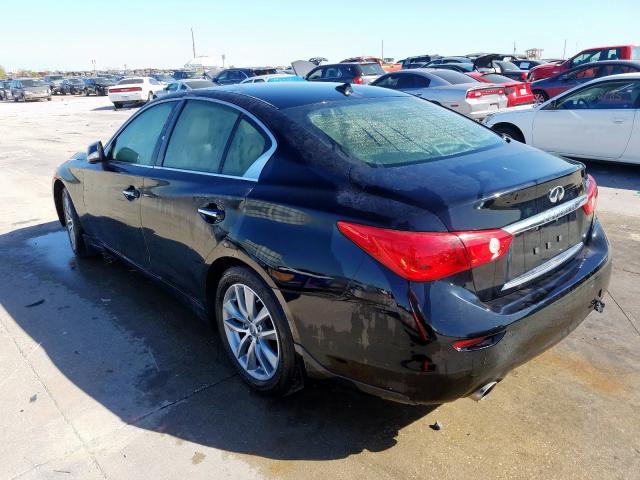 JN1CV7AP1GM201737 - 2016 INFINITI Q50 BASE BLACK photo 3