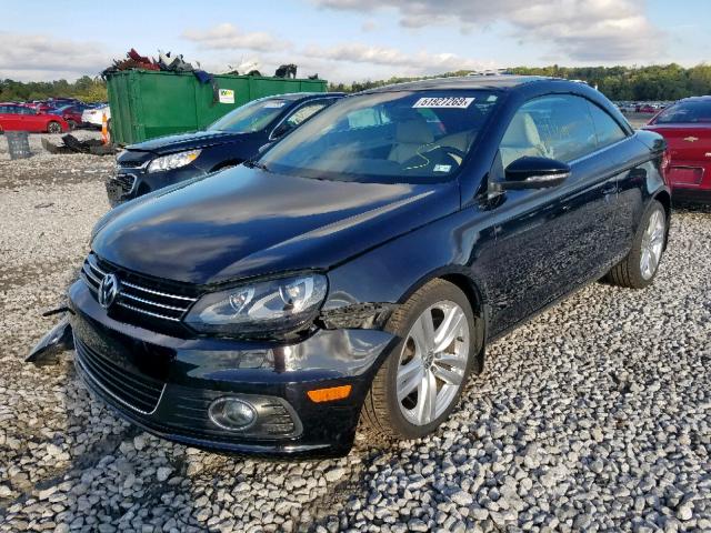 WVWFW8AH9DV003824 - 2013 VOLKSWAGEN EOS LUX 黑色 照片 2