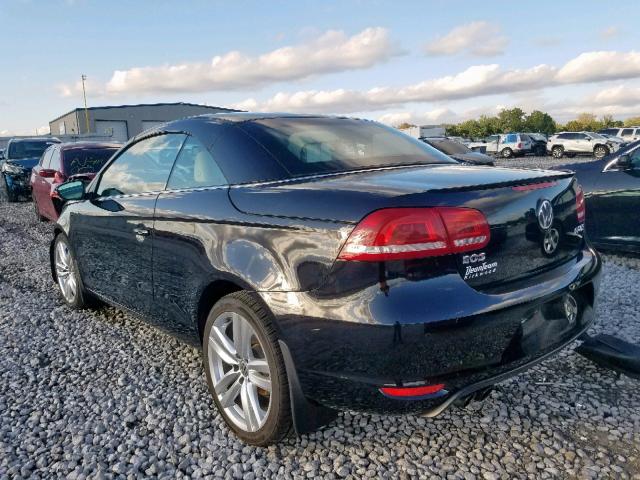 WVWFW8AH9DV003824 - 2013 VOLKSWAGEN EOS LUX 黑色 照片 3