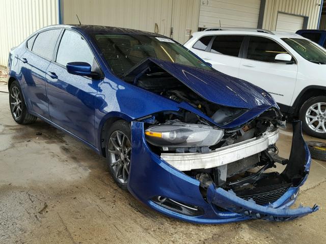 1C3CDFBA6DD322350 - 2013 DODGE DART SXT BLUE photo 1