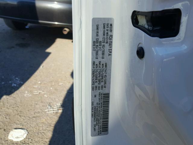 ZFBERFAB8H6F04471 - 2017 RAM PROMASTER 白色 照片 10