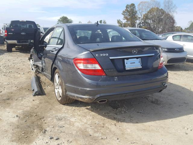 WDDGF5EB1AR115990 - 2010 MERCEDES-BENZ C 300 GRAY photo 3