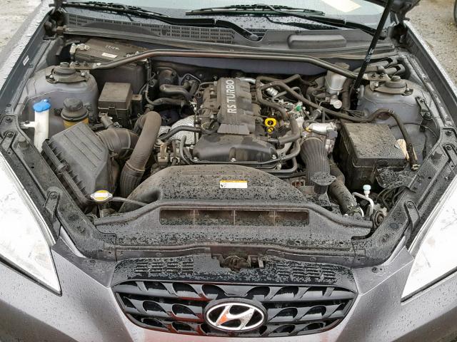 KMHHT6KD8BU059673 - 2011 HYUNDAI GENESIS CO GRAY photo 7