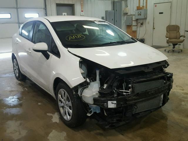 KNADM4A30G6695011 - 2016 KIA RIO LX WHITE photo 1