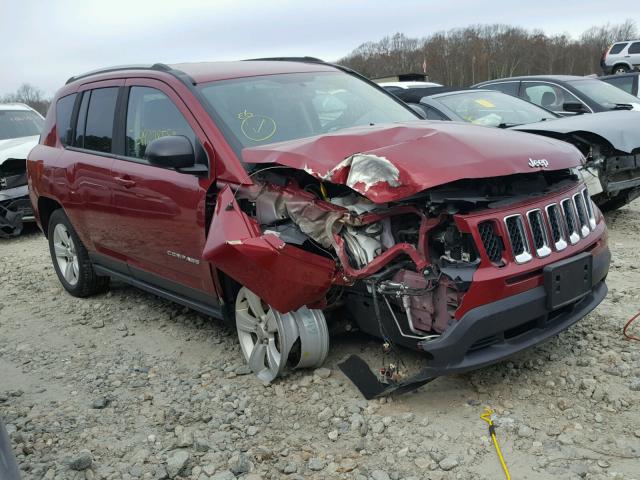 1C4NJDBB3GD778871 - 2016 JEEP COMPASS SP მუქწითელი ფოტო 1