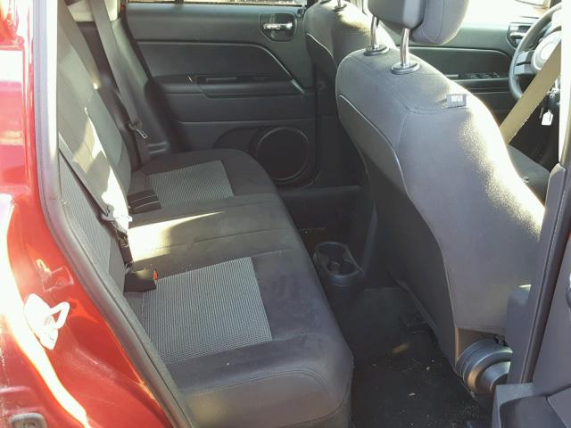 1C4NJDBB3GD778871 - 2016 JEEP COMPASS SP მუქწითელი ფოტო 6