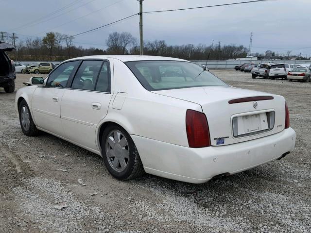 1G6KF57973U152916 - 2003 CADILLAC DEVILLE DT WHITE photo 3