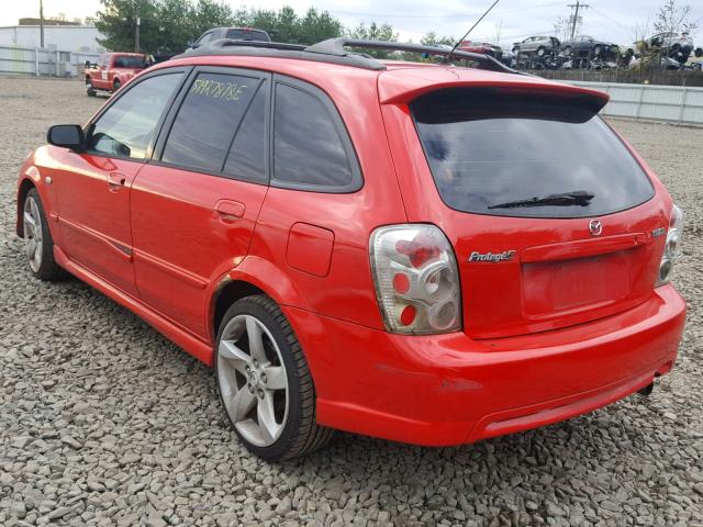 JM1BJ245931128467 - 2003 MAZDA PROTEGE PR RED photo 3