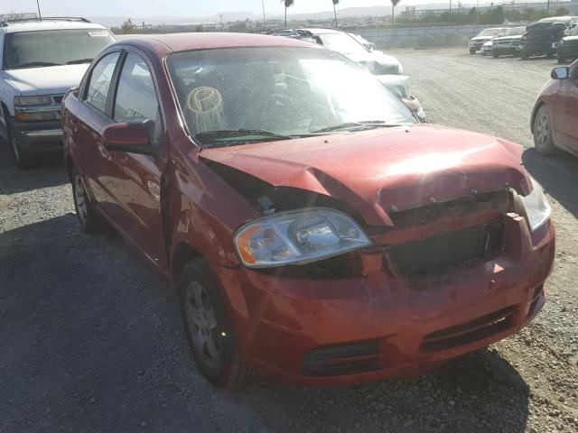 KL1TD5DEXBB129981 - 2011 CHEVROLET AVEO LS BURGUNDY photo 1