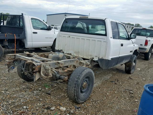 1B7KF23631J234521 - 2001 DODGE RAM 2500 WHITE photo 4