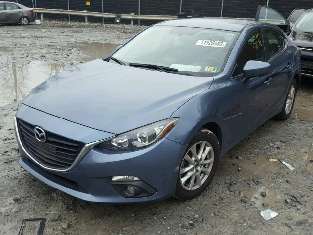 3MZBM1V71FM233459 - 2015 MAZDA 3 TOURING BLUE photo 2