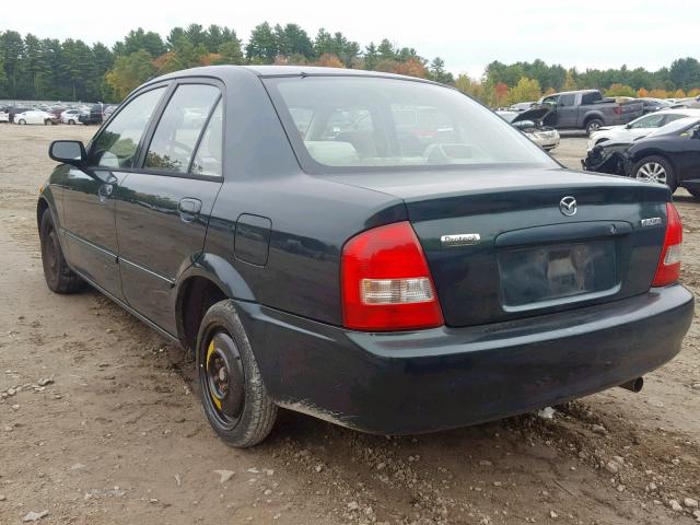 JM1BJ2223Y0230949 - 2000 MAZDA PROTEGE DX GREEN photo 3