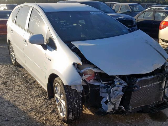 JTDZN3EUXE3317036 - 2014 TOYOTA PRIUS V WHITE photo 1