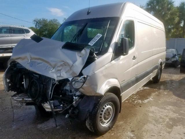 WD3PE8DCXFP162716 - 2015 MERCEDES-BENZ SPRINTER 2 SILVER photo 2