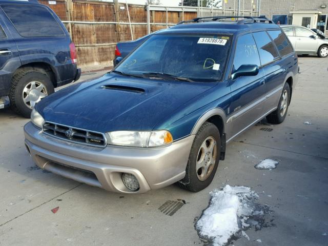 4S3BG6853X6617939 - 1999 SUBARU LEGACY OUT GREEN photo 2