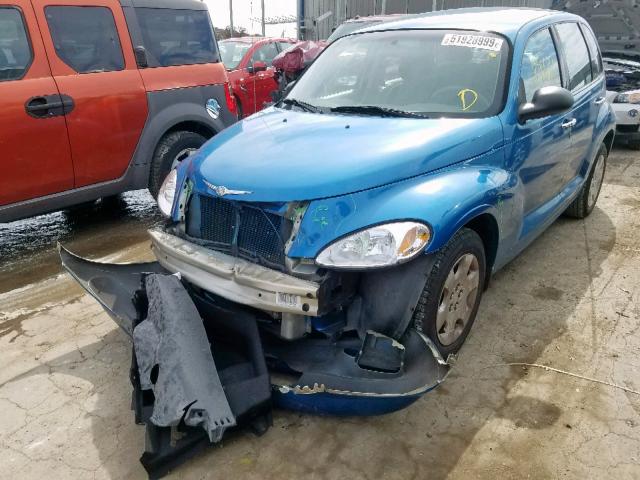 3C4FY48B15T532206 - 2005 CHRYSLER PT CRUISER BLUE photo 2