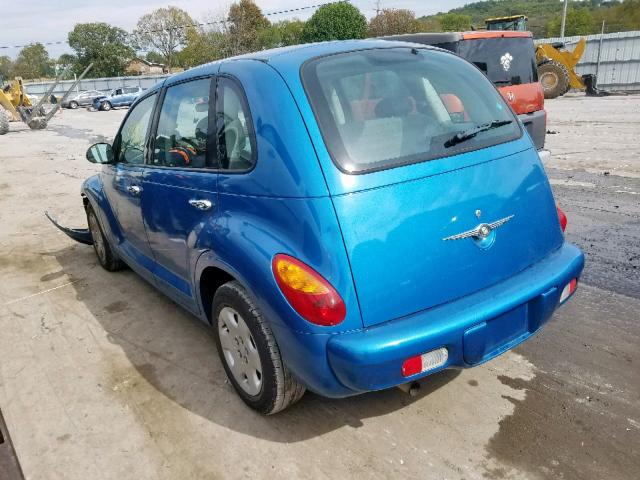 3C4FY48B15T532206 - 2005 CHRYSLER PT CRUISER BLUE photo 3