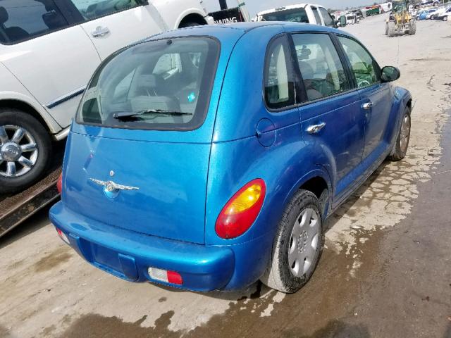 3C4FY48B15T532206 - 2005 CHRYSLER PT CRUISER BLUE photo 4