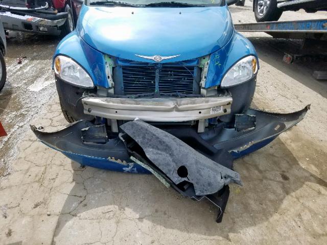 3C4FY48B15T532206 - 2005 CHRYSLER PT CRUISER BLUE photo 9