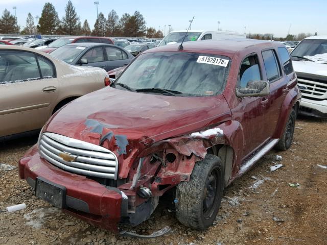 3GNDA13D08S563435 - 2008 CHEVROLET HHR LS MAROON photo 2