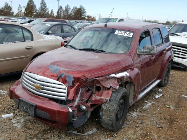 3GNDA13D08S563435 - 2008 CHEVROLET HHR LS MAROON photo 9