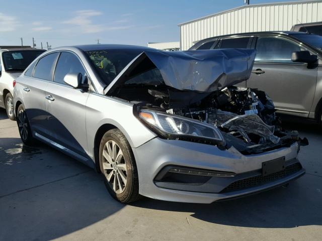 5NPE34AF7HH463548 - 2017 HYUNDAI SONATA SPO GRAY photo 1