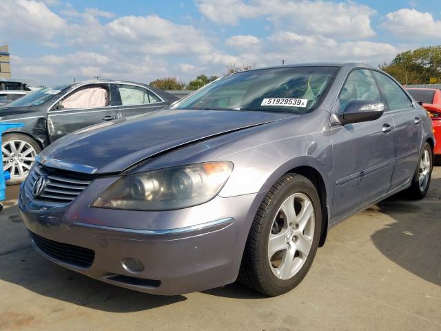 JH4KB16566C002532 - 2006 ACURA RL GRAY photo 2