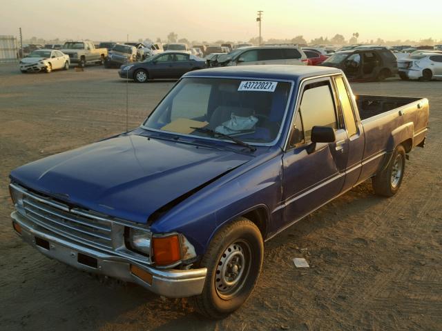 JT4RN70D2H0045859 - 1987 TOYOTA PICKUP XTR BLUE photo 2