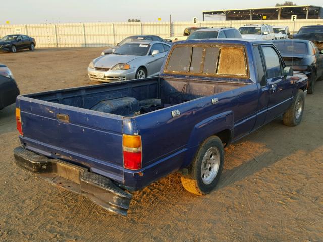 JT4RN70D2H0045859 - 1987 TOYOTA PICKUP XTR BLUE photo 4