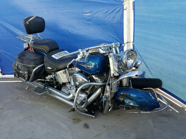 1HD1BWB166Y048022 - 2006 HARLEY-DAVIDSON FLSTCI BLUE photo 1