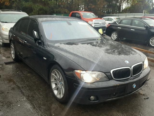 WBAHN83537DT74144 - 2007 BMW 750 BLACK photo 1