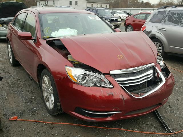 1C3CCBBB6DN592550 - 2013 CHRYSLER 200 TOURIN RED photo 1