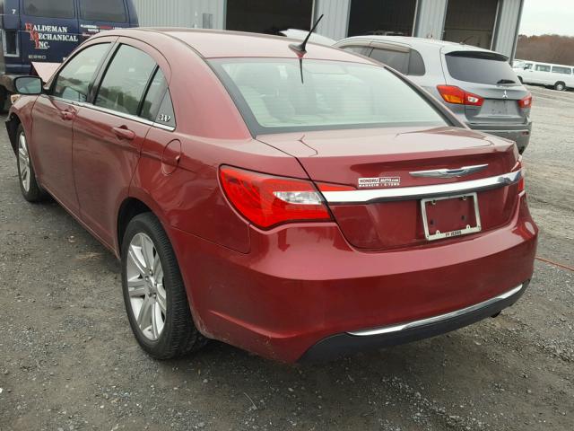 1C3CCBBB6DN592550 - 2013 CHRYSLER 200 TOURIN RED photo 3