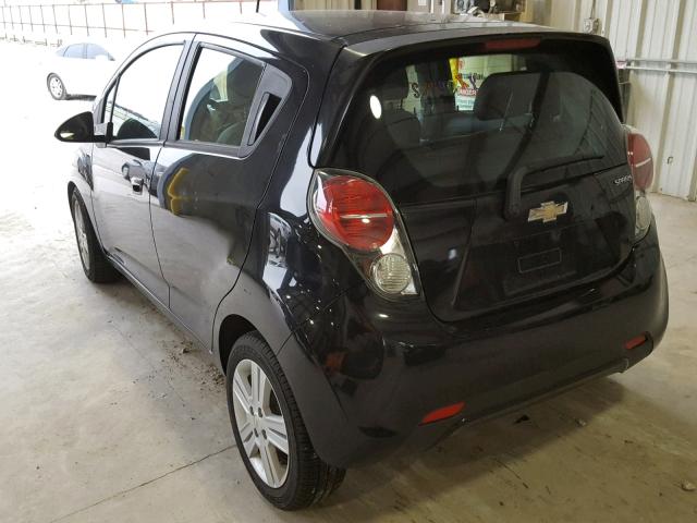 KL8CB6S93DC594425 - 2013 CHEVROLET SPARK LS BLACK photo 3