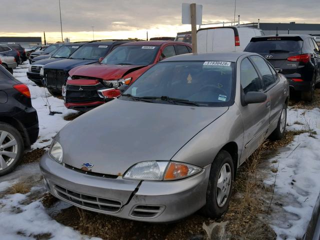 3G1JC52482S107231 - 2002 CHEVROLET CAVALIER B BEIGE photo 2