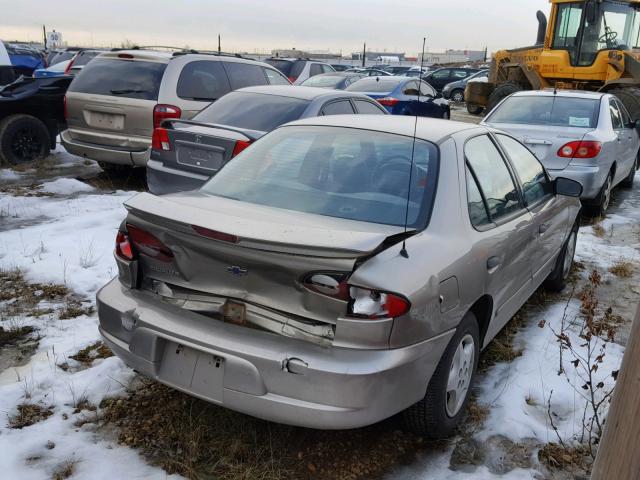 3G1JC52482S107231 - 2002 CHEVROLET CAVALIER B BEIGE photo 4