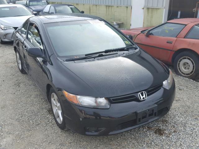 2HGFG12928H577323 - 2008 HONDA CIVIC EXL BLACK photo 1