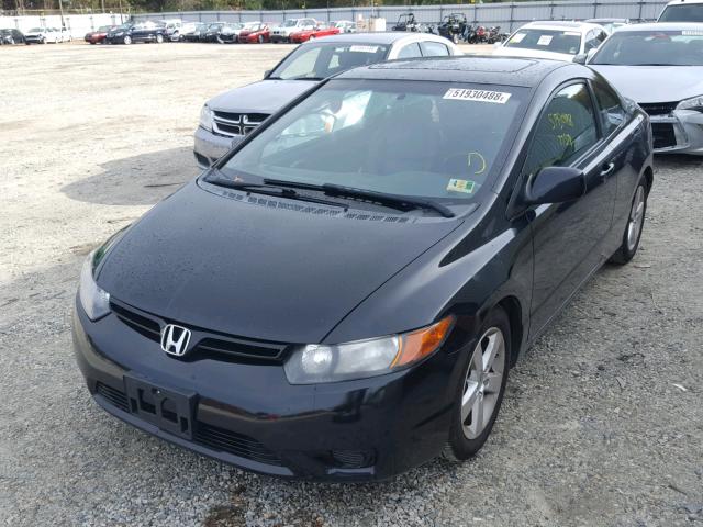 2HGFG12928H577323 - 2008 HONDA CIVIC EXL BLACK photo 2