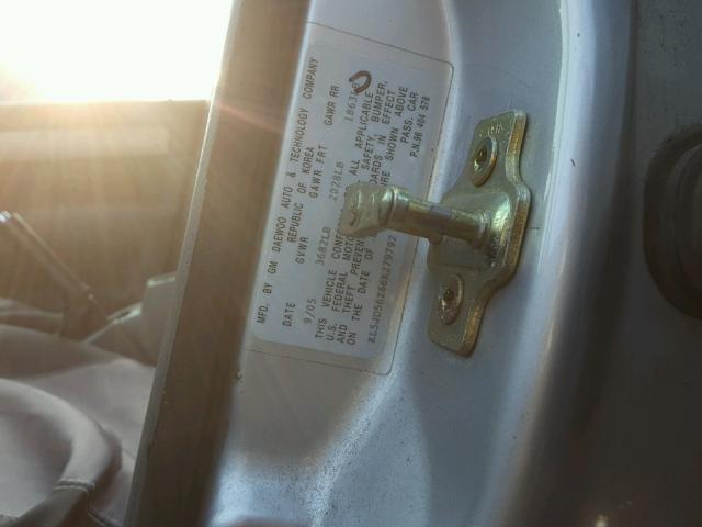 KL5JD56Z66K279792 - 2006 SUZUKI FORENZA SILVER photo 10